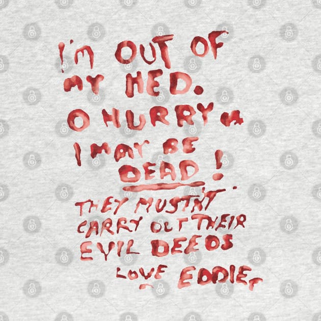 Eddies Note in Blood by BeeCee